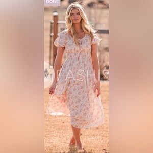 Cottagecore floral dress